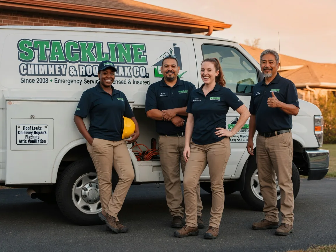 Chimney flashing repair company in York New Salem, PA